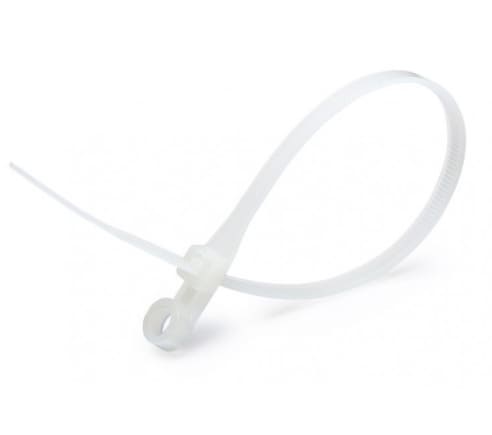 Хомут под Винт 100*3,6мм нейлон белый (100шт)