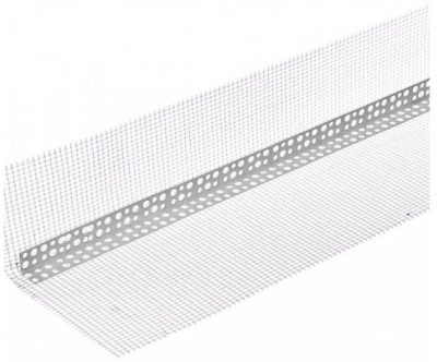 Угол фасадный с белой сеткой