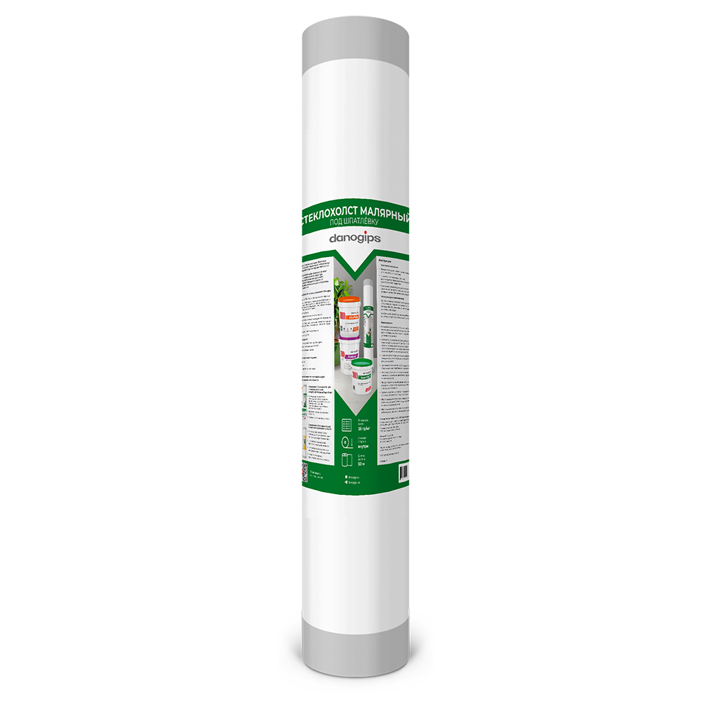 Стеклохолст (паутинка) Danogips 35гр 50м кв РФ