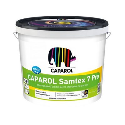 Caparol Samtex 7 Pro Base1, белая, 1,25л/1,69кг