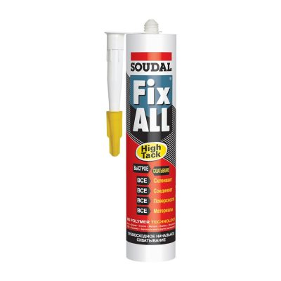 Силикон SOUDAL FIX ALL 290мл белый (Польша)