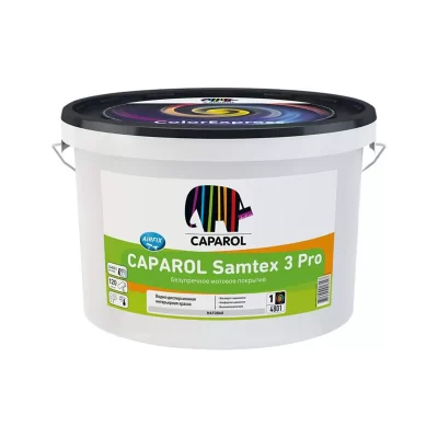 Caparol Samtex 3 Pro Base 1, белая, 10л/14,4кг