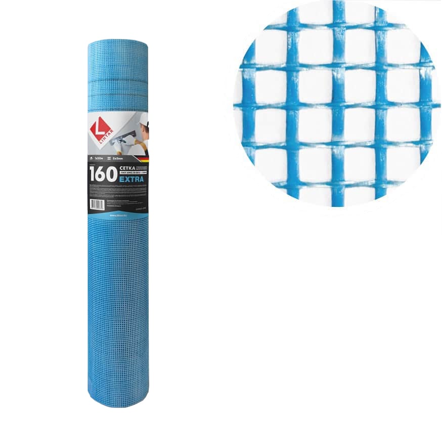 Сетка штукатурная STANDART Fassade "Lihtar" 160(1300) яч 5*5, 50м кв