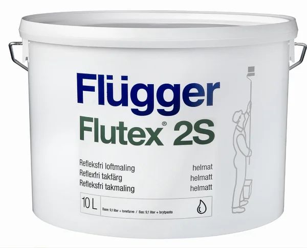 Краска Flugger Flutex 2S   10л  Дания