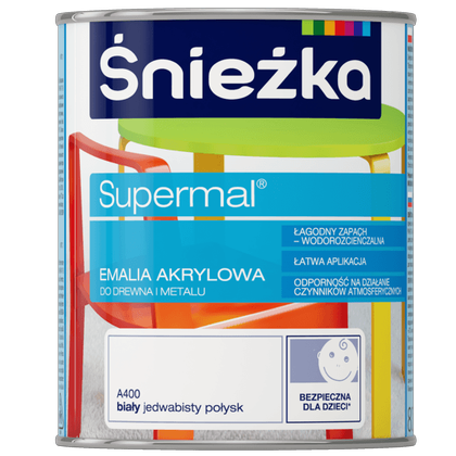 Sniezka   Eko-Supermal     акриловая эмаль Baza C  0,72л            РП