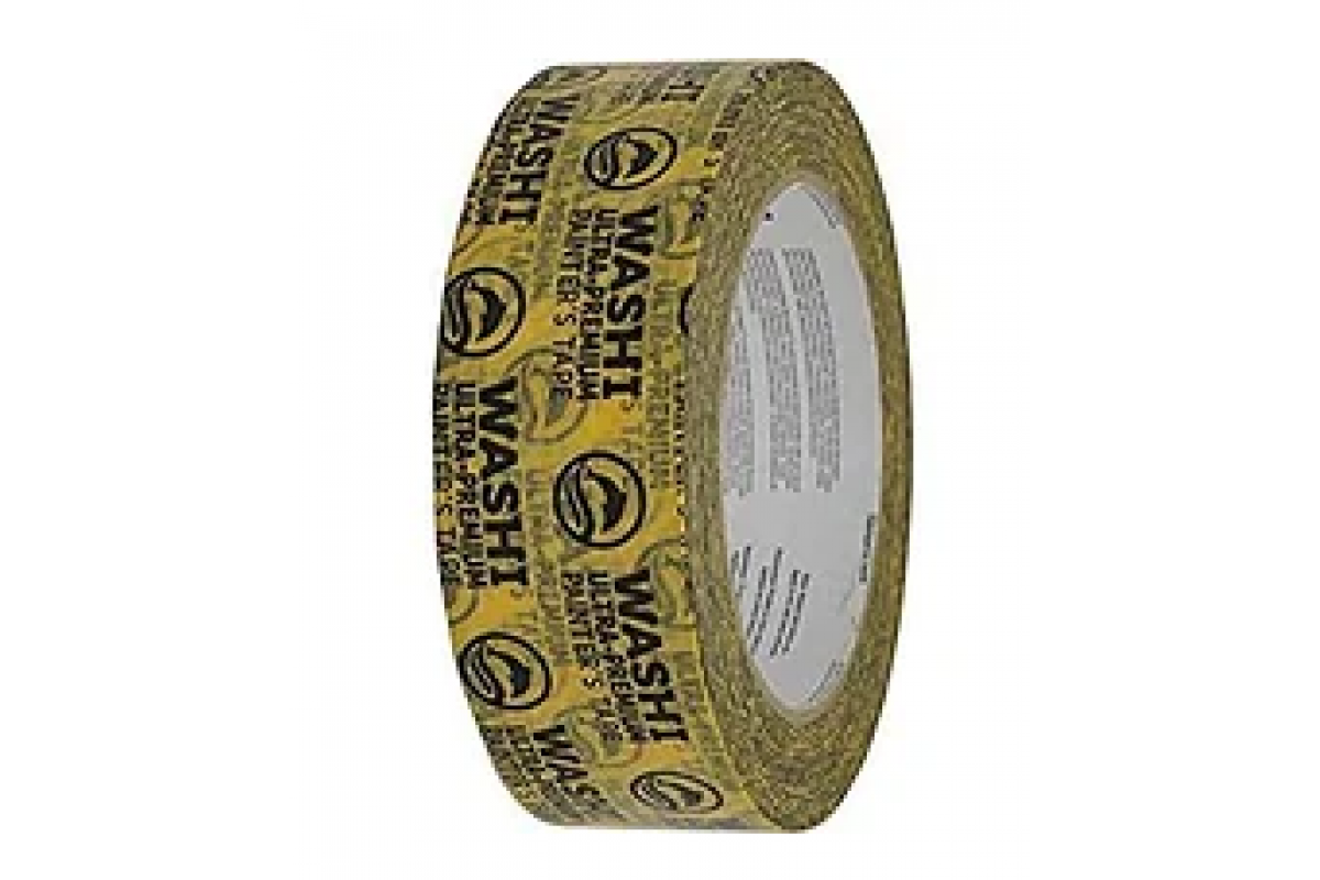 Лента Малярная  Washi  Dolphin на Рисовой бумаге 30мм* 50м