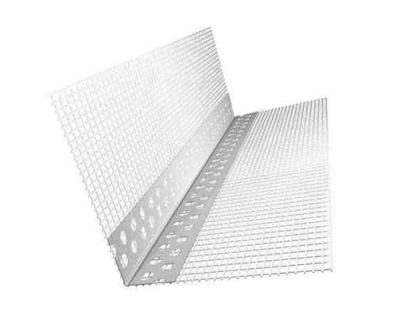 Угол алюминиевый перфорированный 19*19*3000мм с сеткой 70*70мм