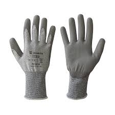 Перчатки защитные трикотажные, покрыты полиуретаном, Pu CUT4, р.9